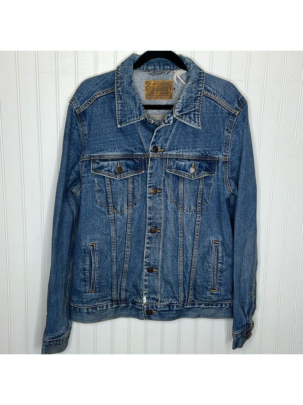 - Schmidt Button Up Denim Jacket Size Large